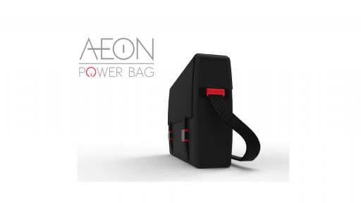 Shalton Mothwa is prototyping Aeon Power, a laptop bag capable of harnessing ambient telecoms signals and converting them into electrical energy.