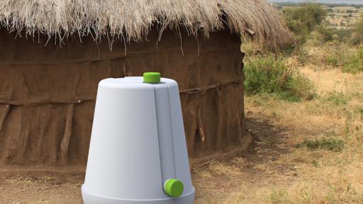 Anthony Brown has developed the Si-Low, a low-cost grain storage unit to help prevent farmers in Africa form loosing their grain after they harvest.