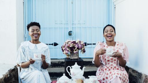 Puleng Mongale's photo series Intimate Strangers will be released in three parts. The first part, "When the madam is away, the help will slay", is a social commentary on labour relationships in South Africa