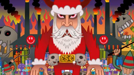 Santa Exposed by Pete Fowler