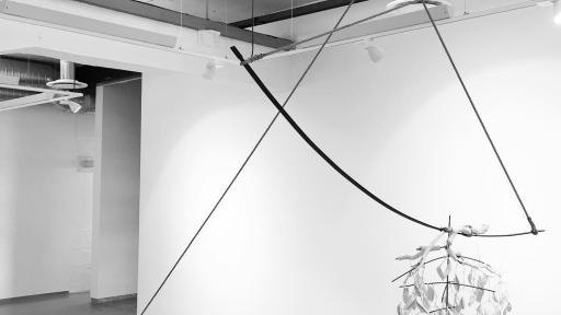 "Still-life with three suspended bodies" by Martin Wilson & Kyu Sang Lee.