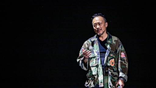 Robert Wong on stage at Design Indaba