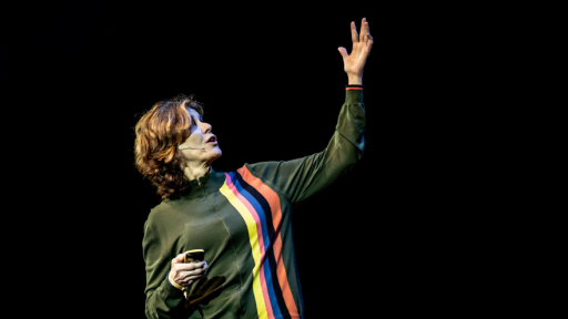 Jeanne Gang on stage at Design Indaba