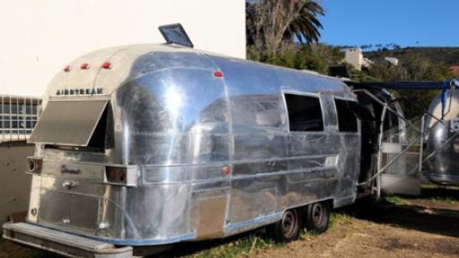 The Grolsch magnetic Airstream trailer.