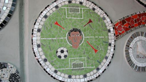 World Cup mosaics. Photo via designboom. 