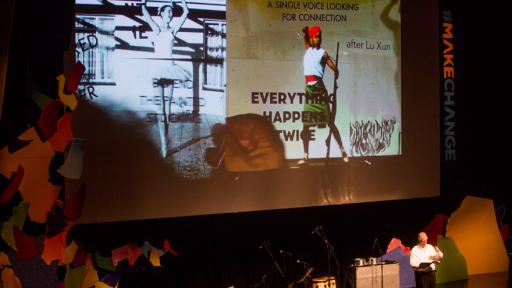 William Kentridge on peripheral thinking at Design Indaba 2015