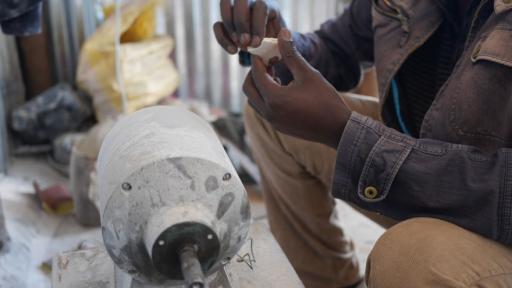 In Part 3 of a series presented by Nairobi Design Week, we meet one of the founders of Victorious Bone Craft – a small business based in Kenya's Kibera