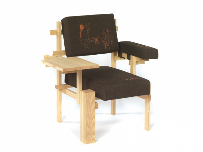 Chair from Repacked Collection for Mitterand+Cramer fine art. Photo by Claude Co