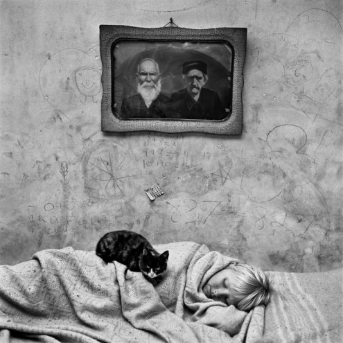 Portrait of Sleeping Girl, 2000. Courtesy of Roger Ballen.