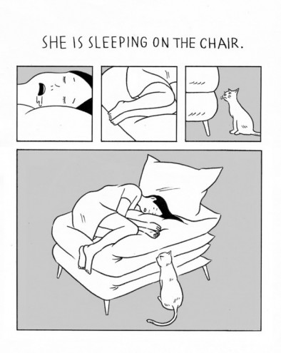 Sleepy Chair instructions. Illustration: Noritake. 