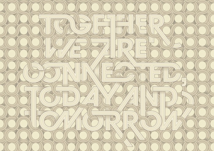 Connected Type by Adam Hill. 
