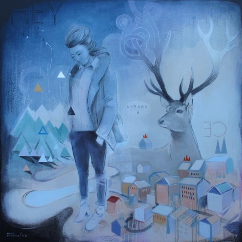Turn around and face my by Paul Senyol. 