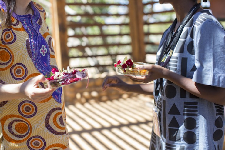 A feast for all the senses - Sindiso Khumalo at Design Indaba's Speaker lunch at Babylonstoren. Images curtesy of Adel Ferreira.