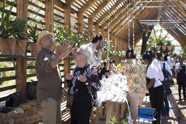 A feast for all the senses - Ravi Naidoo and Rosita Missoni at Design Indaba's Speaker lunch at Babylonstoren. Images curtesy of Adel Ferreira.