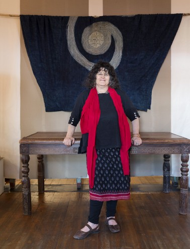 Ceramicist and tribat art trader Kim Sacks. Photo: Jac de Villiers. Stylist: Liane Visser.