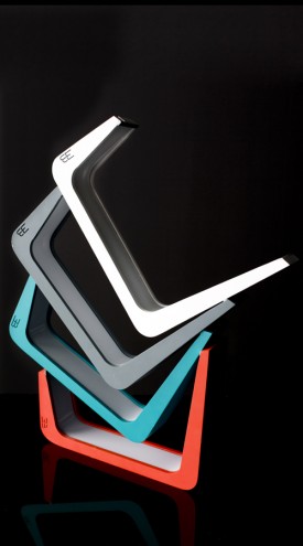 Boomerang lamp by Ebrahim Assur. 