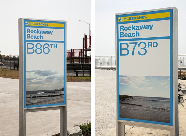 New York Beach Signs by Paula Scher. 