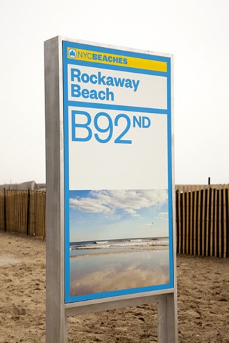 New York Beach Signs by Paula Scher. 