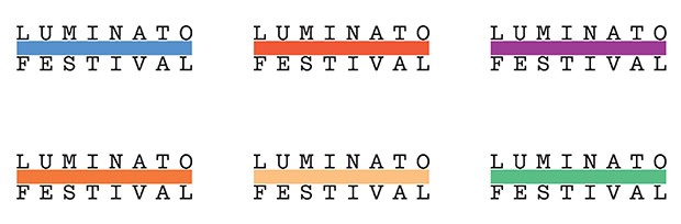 Luminato Festival Identity by Michael Bierut & Hamish Smyth. 