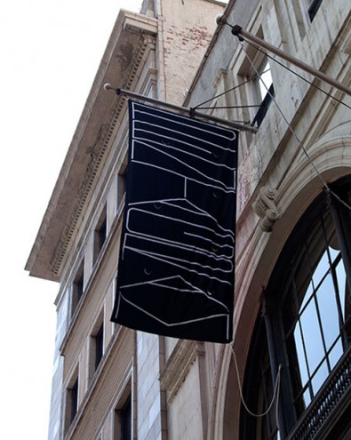 Pentagram banner by Michael Bierut. 