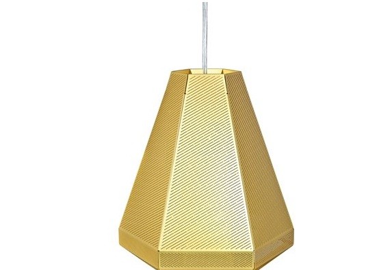Cell Tall Pendant by Tom Dixon. 