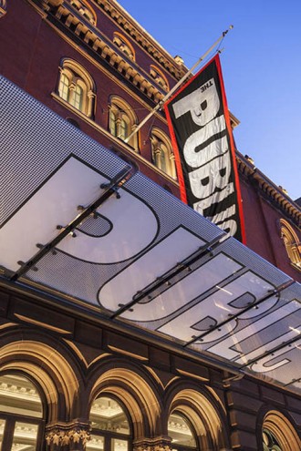 Public Theatre by Paula Scher. 