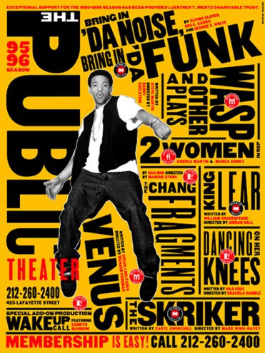 Public Theatre by Paula Scher. 