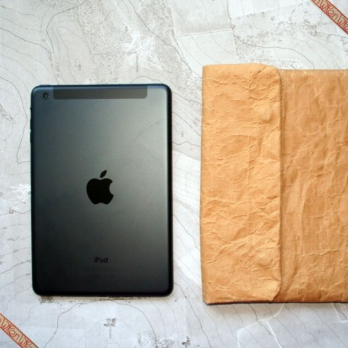 Brown Paper iPad/Tablet Sleeve by WREN design. 