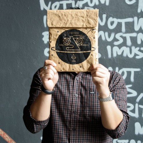 Daniel Ting Chong for Brown Paper iPad/Tablet Sleeve by WREN design. 