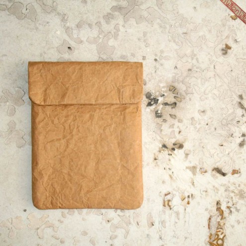 Brown Paper iPad/Tablet Sleeve by WREN design. 
