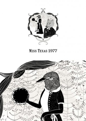 Miss Texas 1977 art print by Lauren Fowler. 