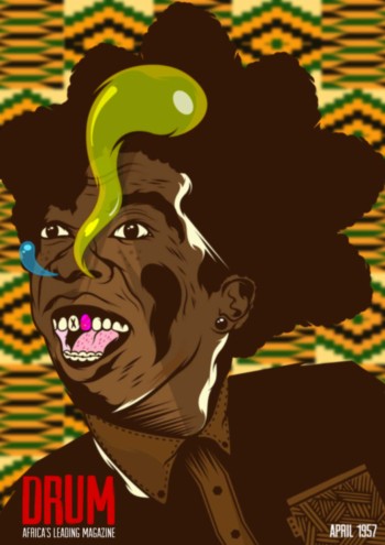 Graphic work by Lazi Mathebula. 