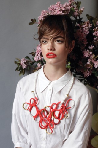 Under the Sea necklace from Pichulik's 2014 Spring/Summer Collection. Image: 