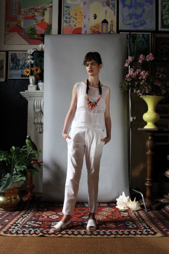 Velvet Coral necklace from Pichulik's 2014 Spring/Summer Collection. Image: 