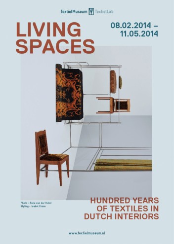 Living Spaces exhibition poster.