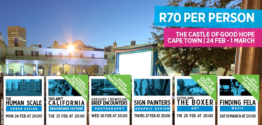 Design Indaba FilmFest 2014 at the Castle of Good Hope from 24 February - 1 March