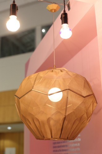 The Ukhamba lamp in the Africa is Now stand at Design Indaba Expo. Image: Henk Hatting.