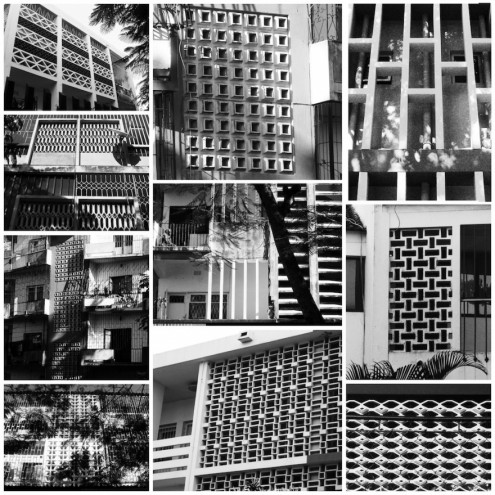 Maputo architecture inspires the 25s32e furniture range by Mozambican design collective Piratas do Pau.