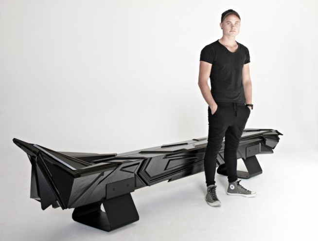 The Untitled bench (After W.B) by Laurie Wiid Van Heerden. Image: Justin Patrick. 