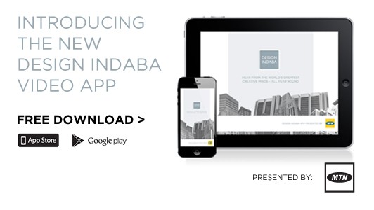 Design Indaba video app presented by MTN