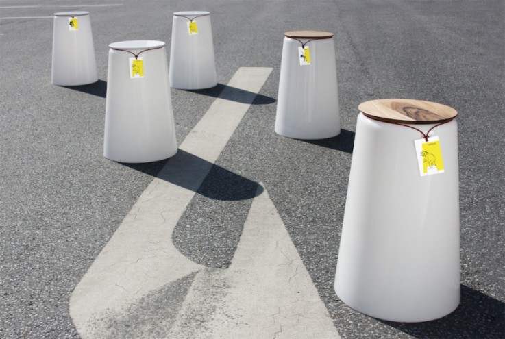 Statthocker stool by Oliver Bahr and Bastian Demmer.
