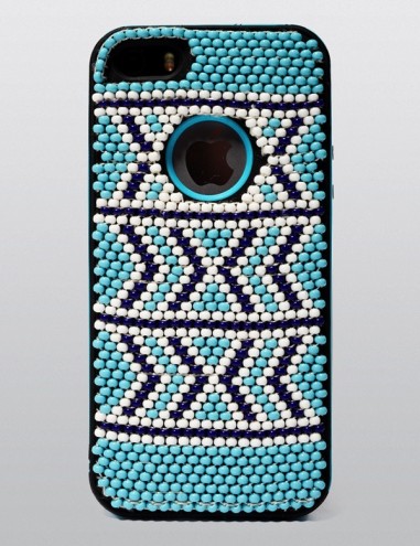 Xhosa-inspired beadwork iPhone case by Vukile Batyi and Laduma Ngxokolo.