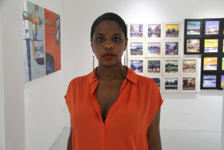 Segun Aiyesan's painting show was curator Zina Saro-Wiwa's second exhibition at her gallery space.