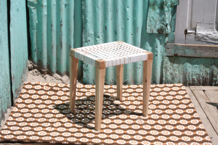 2015 Emerging Creative Bonga Jwambi's criss cross stool.