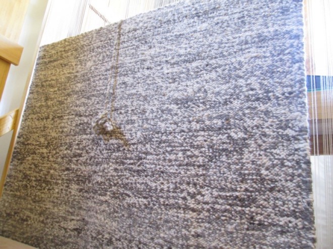 The Masana Collection is a new range of hand woven rugs, each made by a single artisan from natural hand spun yarn. 