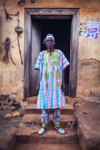 Tunde Owolabi visited a small town in Oyo State to learn about the material Aso Oke.