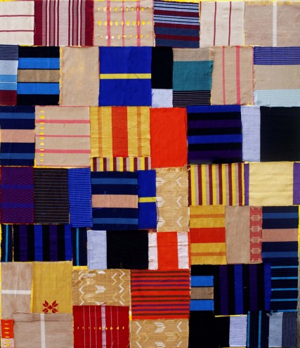 Image from the exhibition "The Woven Fabric" by Tunde Owolabi.