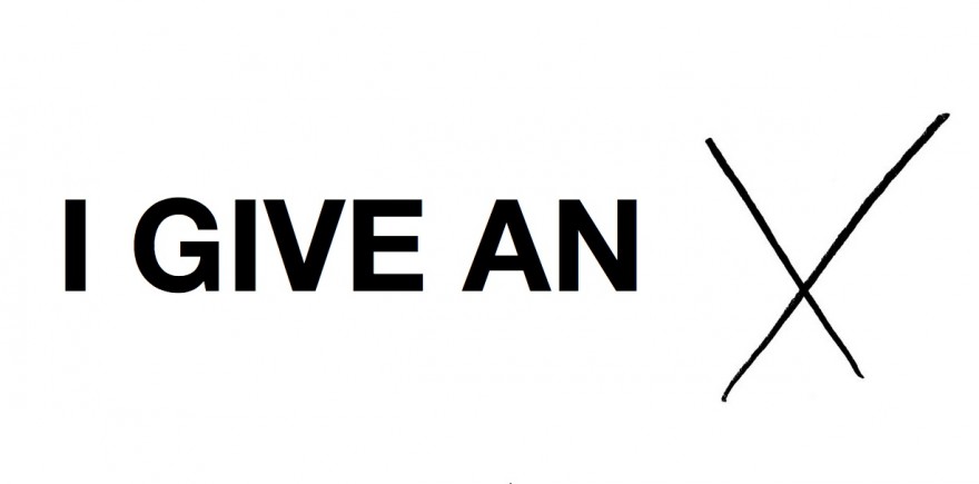 I Give an X.