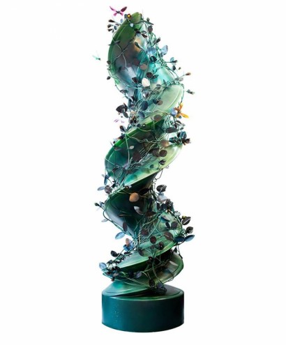 Artist Nick Gentry's design for Cancer Research UK's London Art Trail.
