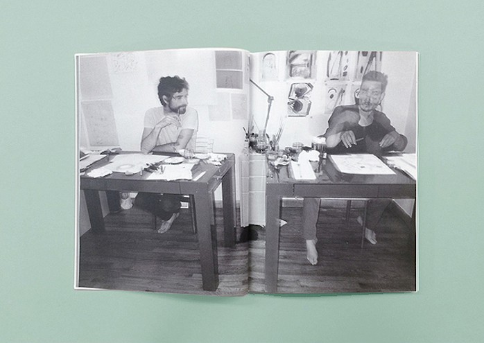 Unburdened by Meaning is a week-long collaboration between Devendra Banhart and Adam Tullie. Image courtesy of Devendra Banhart and Adam Tullie